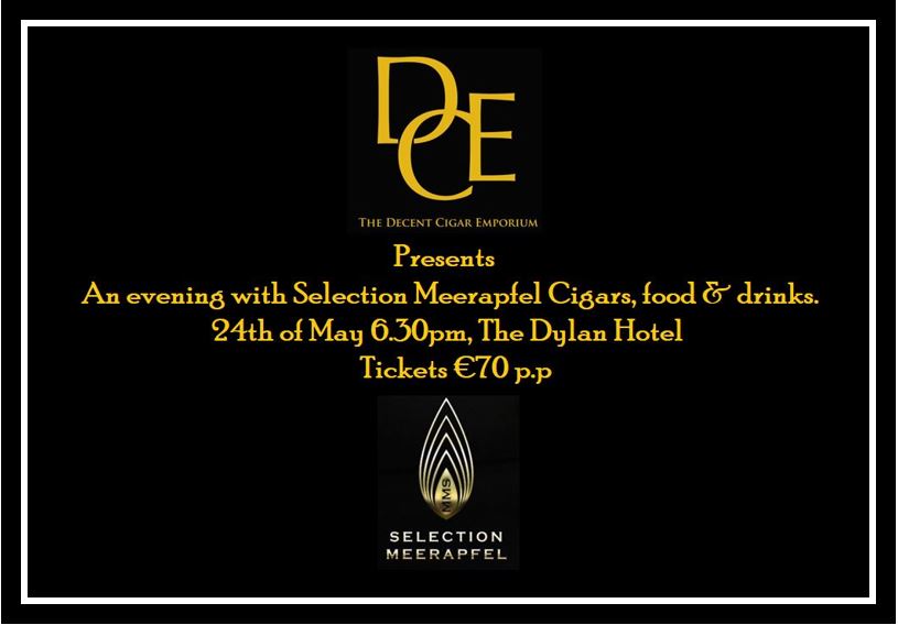Decent Cigar Event - Selection Meerapfel 24th of May SOLD OUT!
